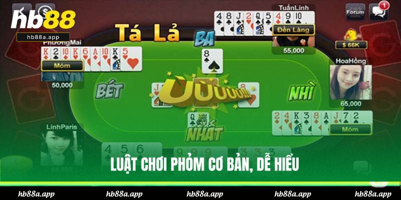 Khám quá các quy định về luật chơi Phỏm Tá Lả